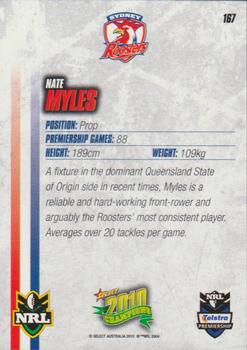 2010 NRL Champions #167 Nate Myles Back